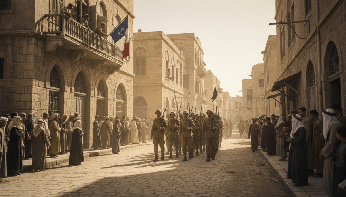 Départ des troupes françaises de Syrie en 1946