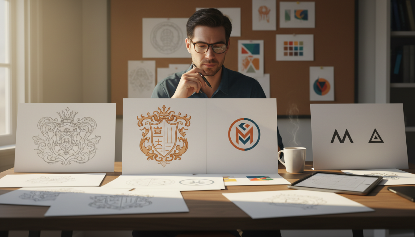 Designer réinventant des logos célèbres