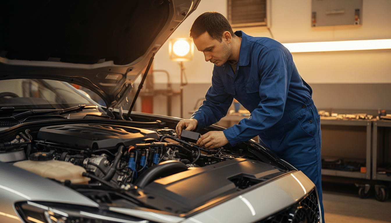 Installation d'un boîtier E85 homologué sous le capot