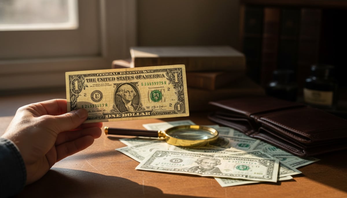 Editorial press photograph illustrating: 1 dollar sur 20 en circulation est un faux : le chiffre qui