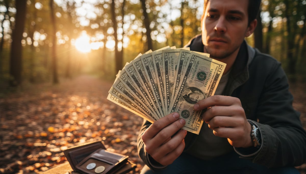 Editorial press photograph illustrating: 1 dollar sur 20 en circulation est un faux : le chiffre qui