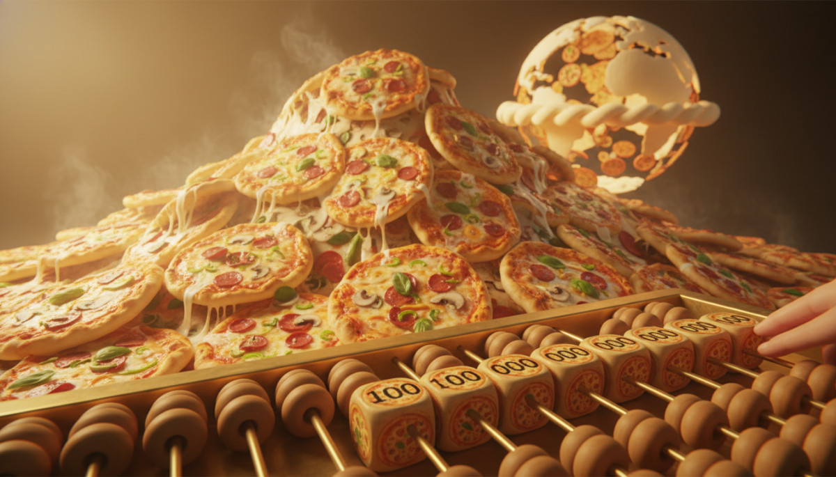 Editorial press photograph illustrating: 100 milliards de pizzas : le chiffre dingue qui se cache de