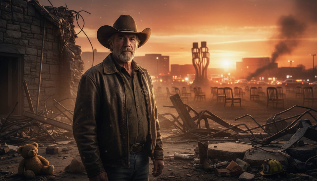 Editorial press photograph illustrating: 19 avril : le jour où Oklahoma City a tremblé, où une atten