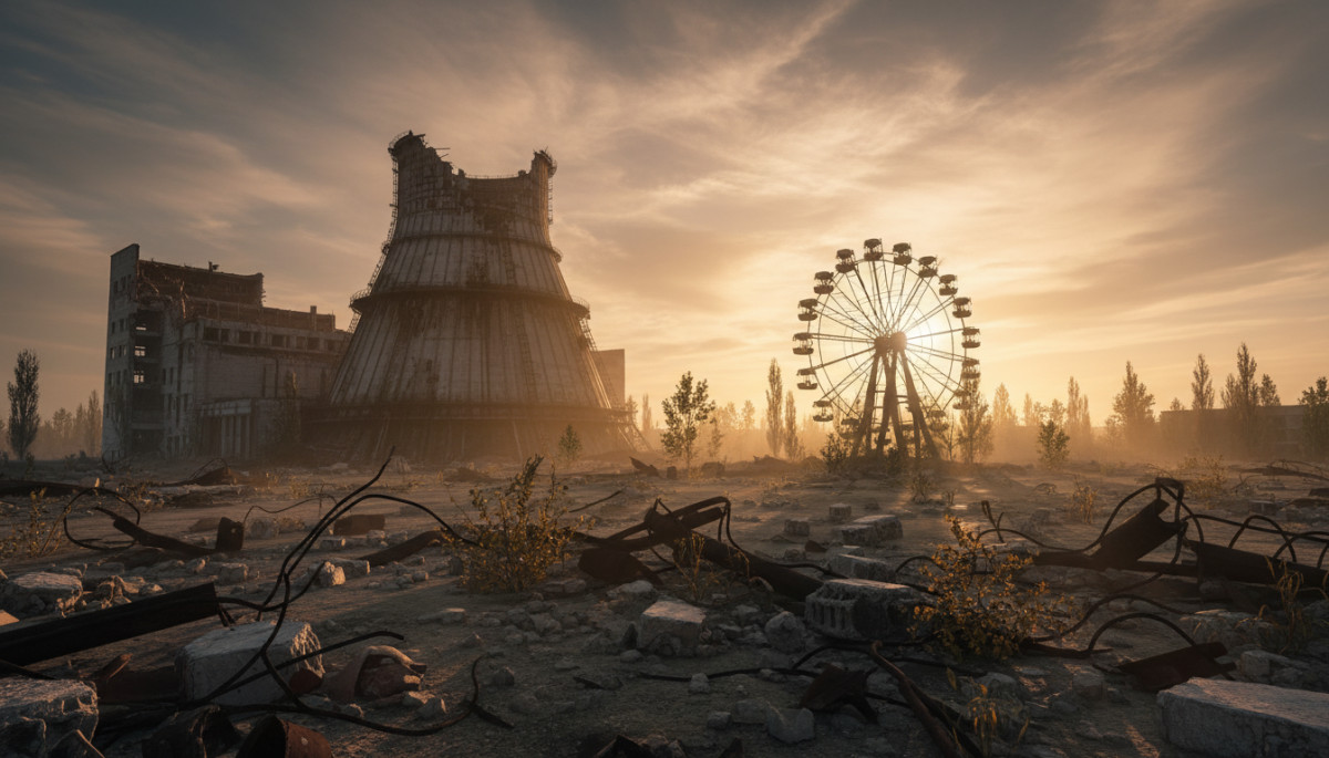 Editorial press photograph illustrating: 26 avril : le jour où Tchernobyl a explosé… et changé le mo