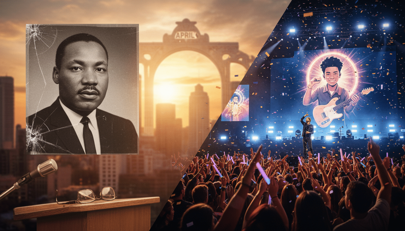 Editorial press photograph illustrating: 4 avril : le jour où Martin Luther King fut abattu… et où u