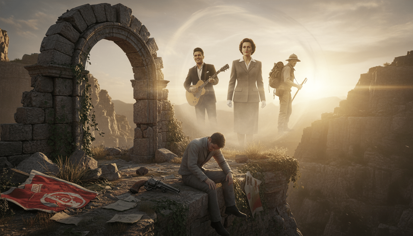 Editorial press photograph illustrating: 5 avril : la chute d'un régime en 1955, un suicide qui a ch