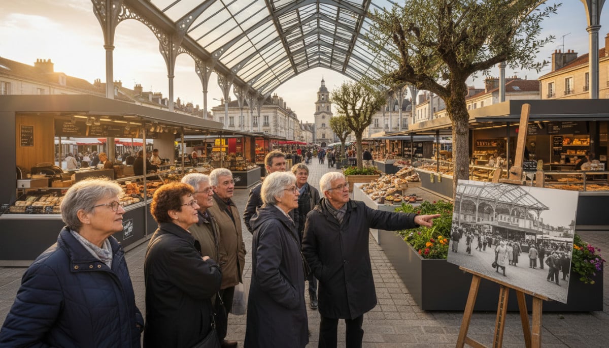 Editorial press photograph illustrating: Adieu les halles d'antan : ce marché français que 80% des p