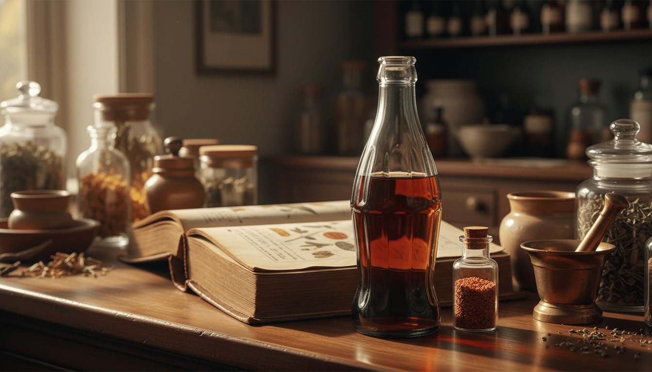 Editorial press photograph illustrating: Coca-Cola était vendu en pharmacie comme médicament : voici