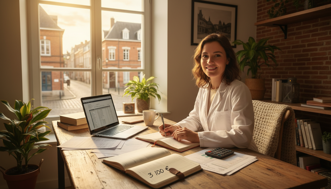 Editorial press photograph illustrating: Dans les comptes de Sofia, pharmacienne à Lille à 3 100 € n
