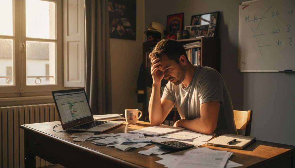 Editorial press photograph illustrating: Dans les comptes de Baptiste, sapeur-pompier professionnel