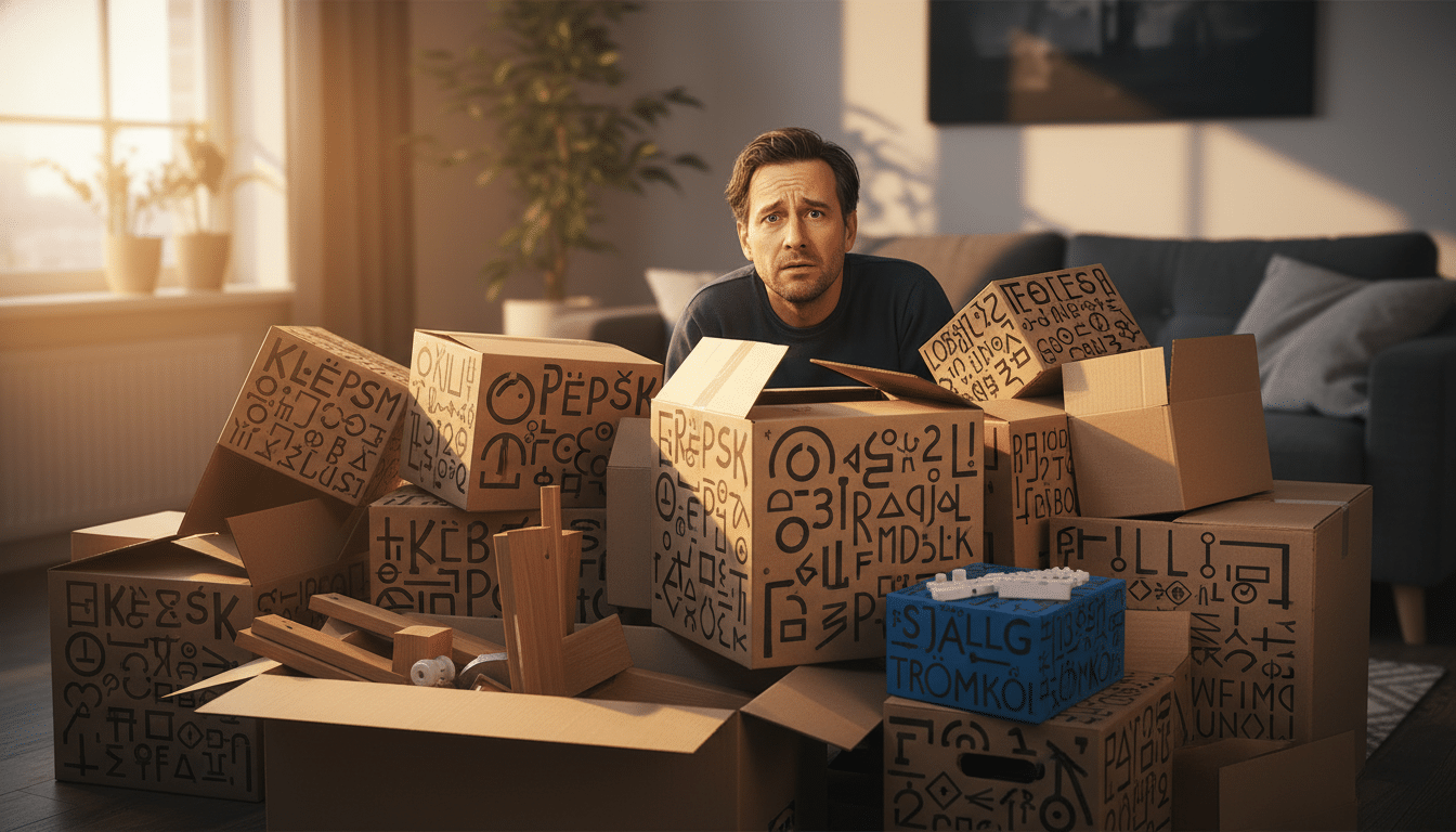 Editorial press photograph illustrating: IKEA : pourquoi tous les noms de meubles semblent incompréh