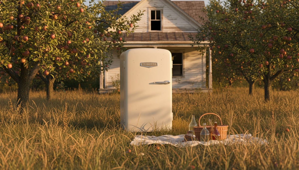 Editorial press photograph illustrating: Le Frigidaire : pourquoi ce frigo d'une marque disparue a d