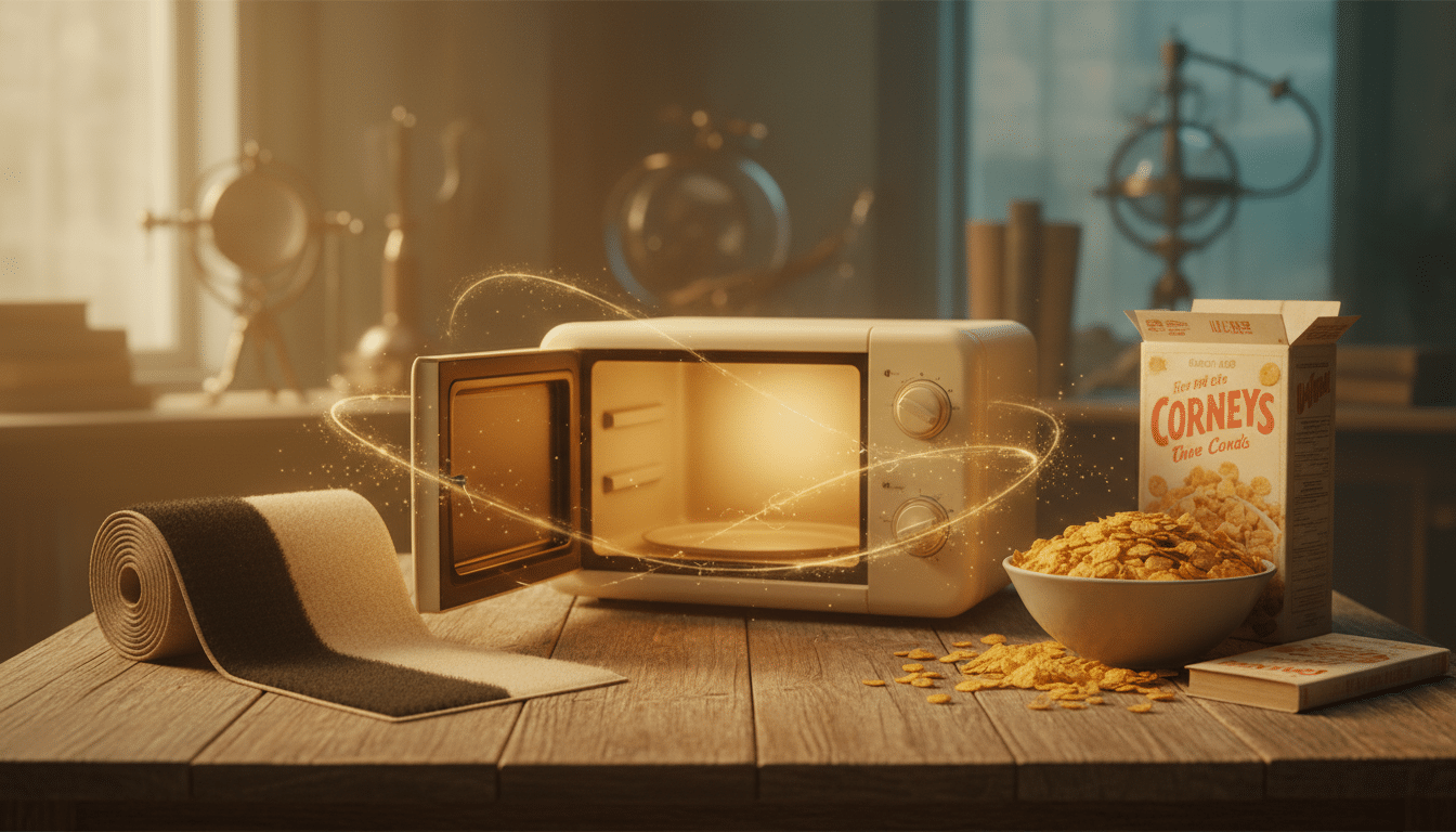 Editorial press photograph illustrating: Le Velcro, le micro-ondes, le Cornflakes : ces inventions o