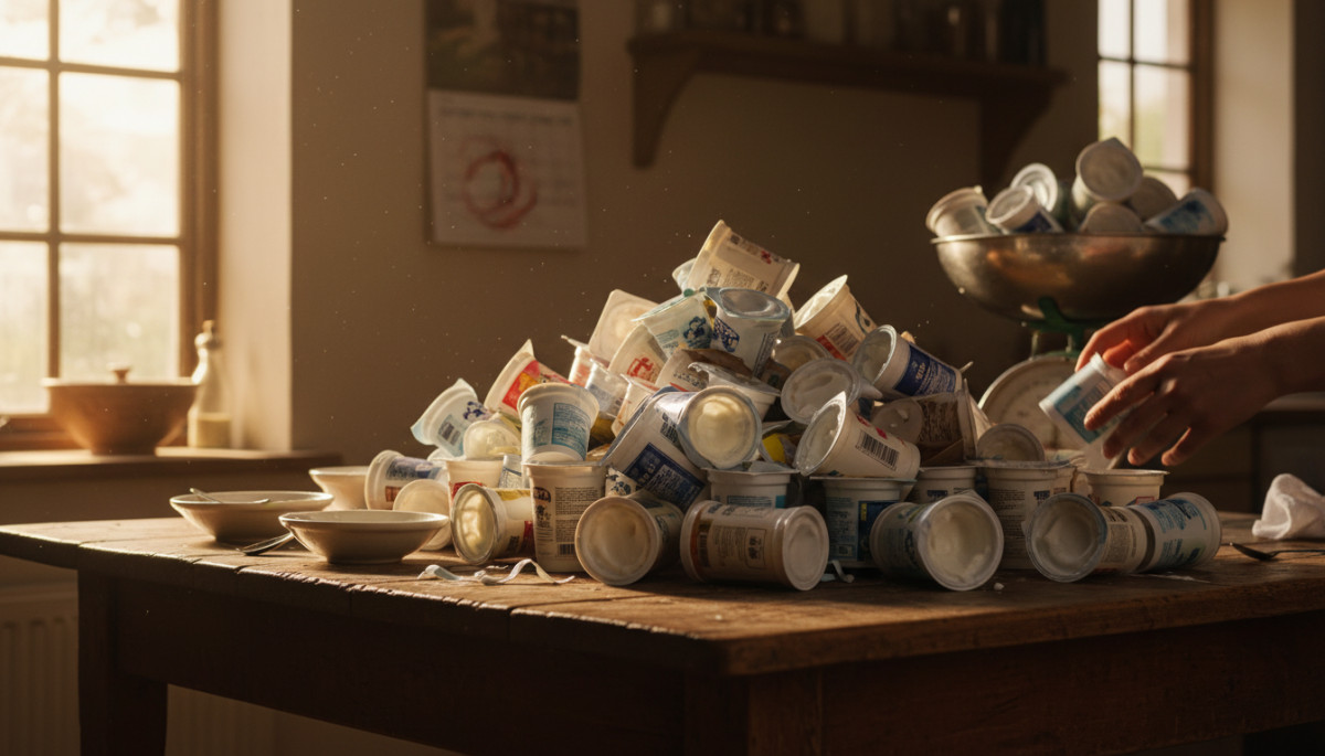 Editorial press photograph illustrating: Le yaourt a une date de péremption inventée de toutes pièce