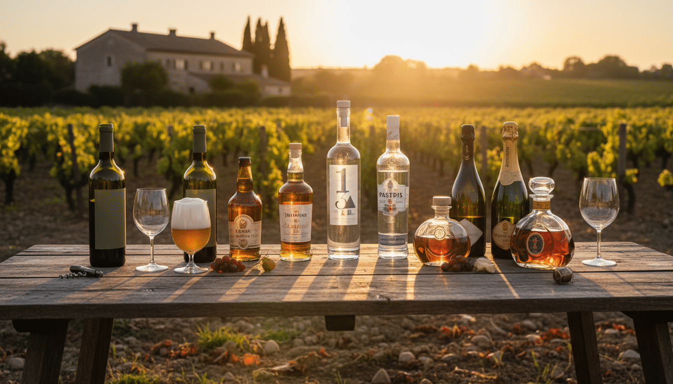 Editorial press photograph illustrating: Les 8 alcools les plus consommés en France : le numéro 1 n'