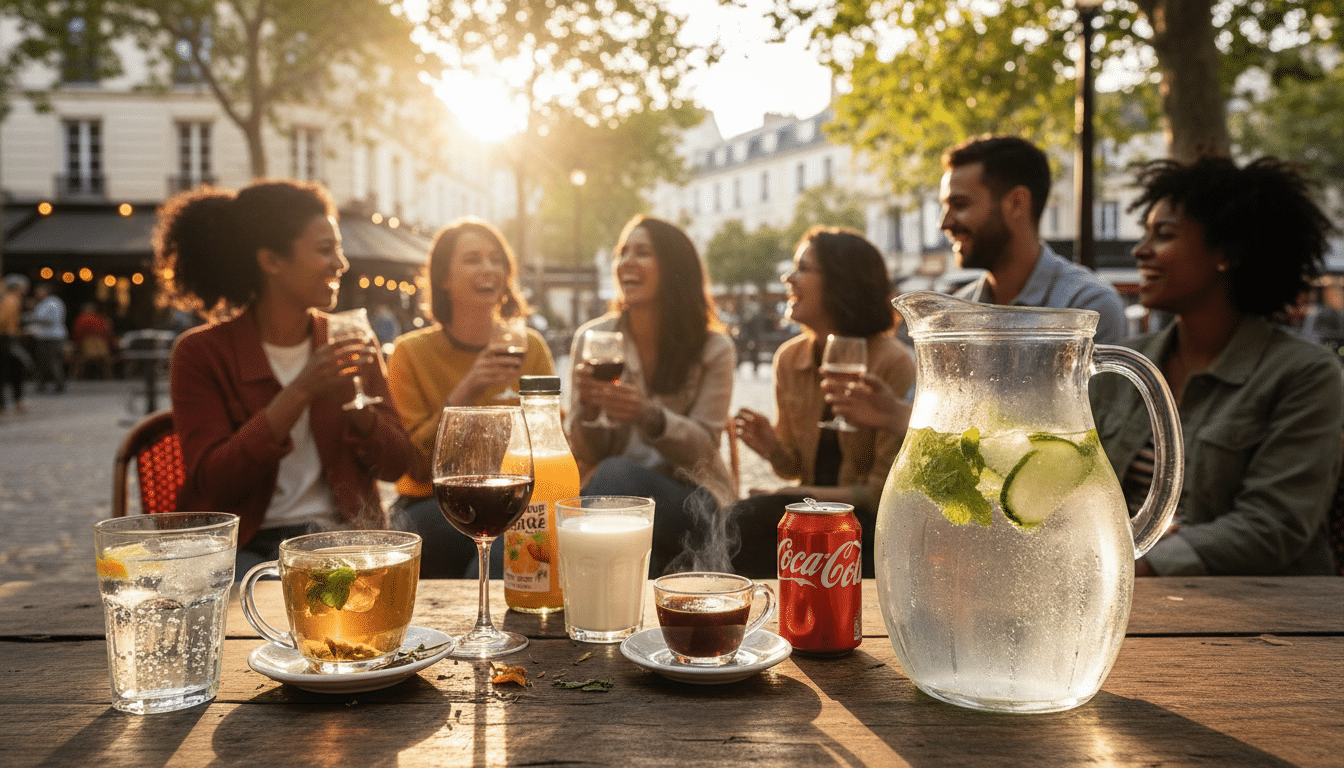 Editorial press photograph illustrating: Les 8 boissons les plus consommées en France : le numéro 1