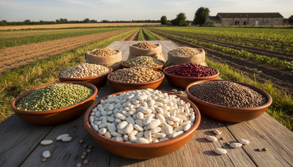 Editorial press photograph illustrating: Les 8 légumineuses les plus consommées en France : la premi