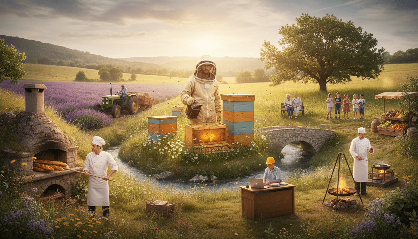 Editorial press photograph illustrating: Les 8 métiers les plus exercés en France : le numéro 1 surp