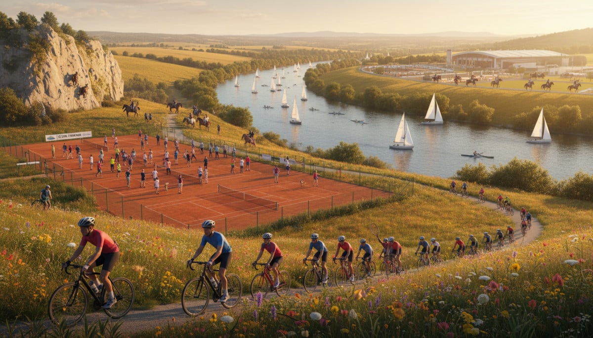 Photographie de presse éditoriale illustrant : Les 8 sports les plus pratiqués en France : le numéro 1 n'e