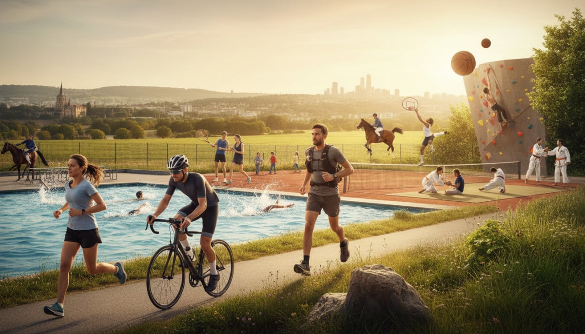 Photographie de presse éditoriale illustrant : Les 8 sports les plus pratiqués en France : le numéro 1 n'e