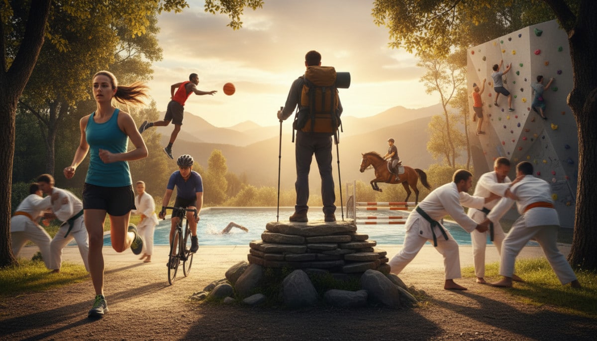 Photographie de presse éditoriale illustrant : Les 8 sports les plus pratiqués en France : le numéro 1 n'e