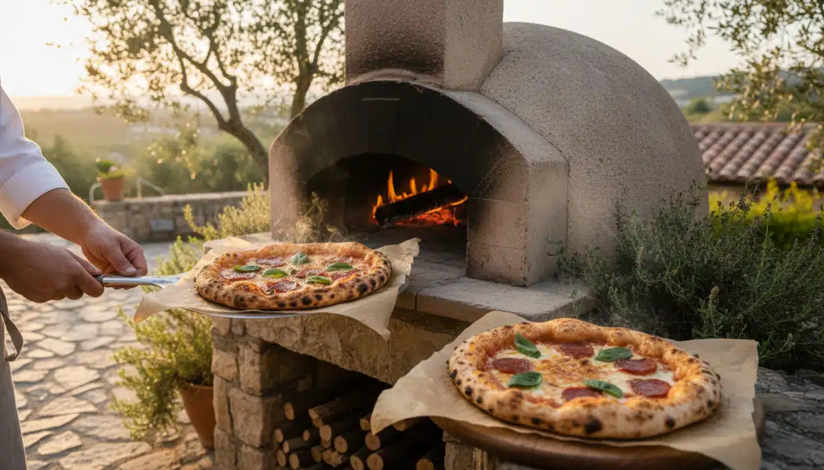Editorial press photograph illustrating: Pose une feuille de papier cuisson sous ta pierre à pizza :