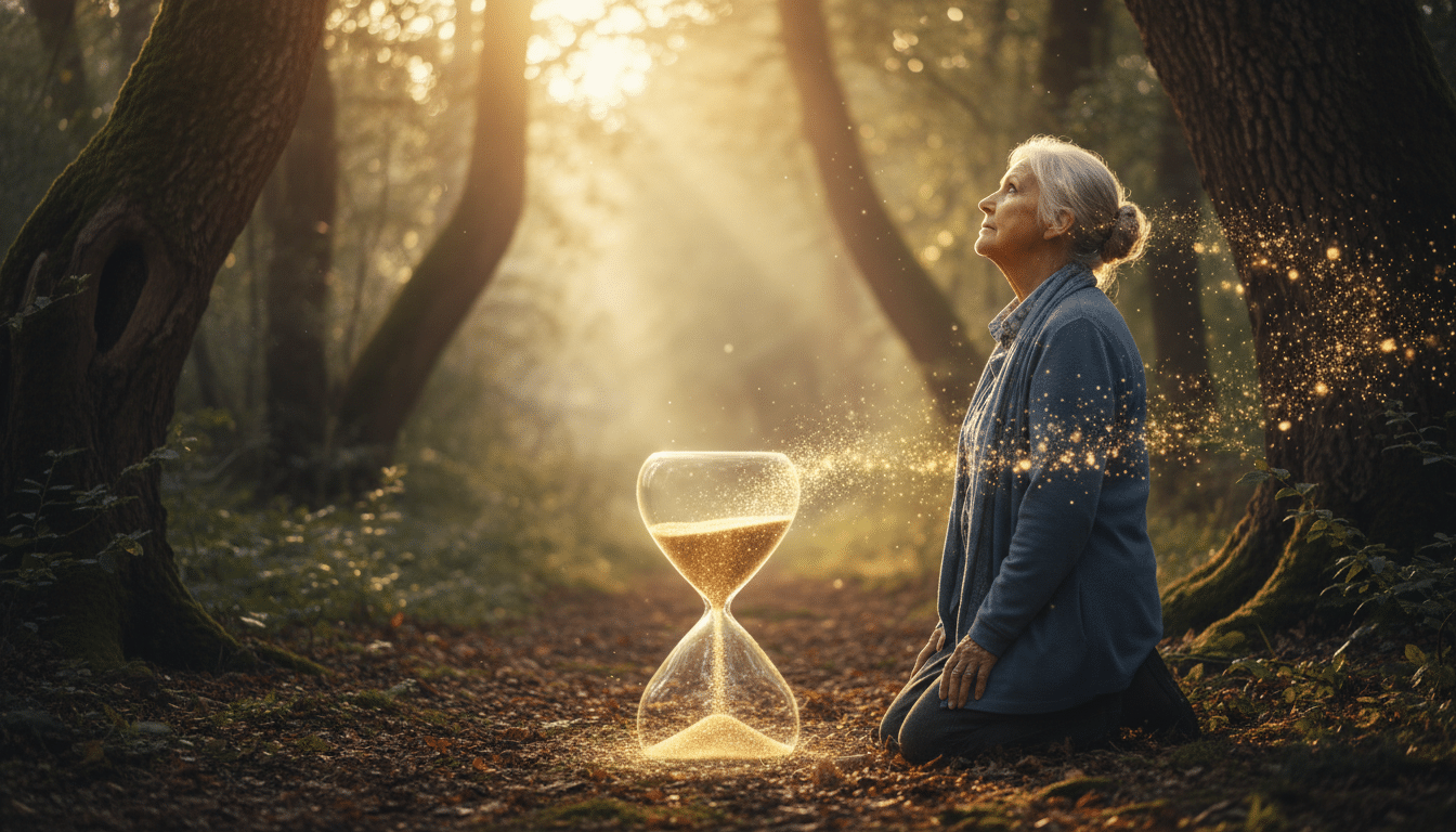 Editorial press photograph illustrating: Pourquoi le temps semble s'accélérer quand on vieillit ? La