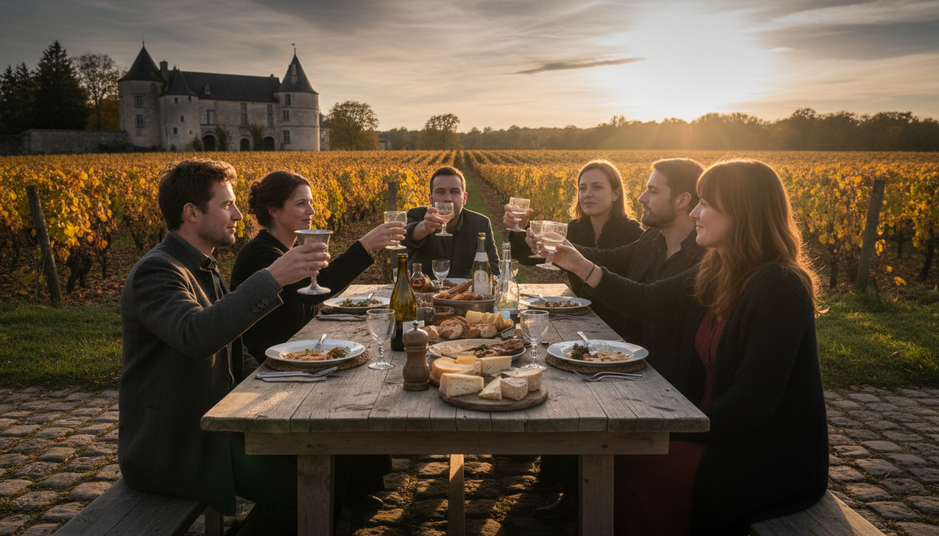 Editorial press photograph illustrating: Pourquoi les Français trinquent en se regardant dans les ye