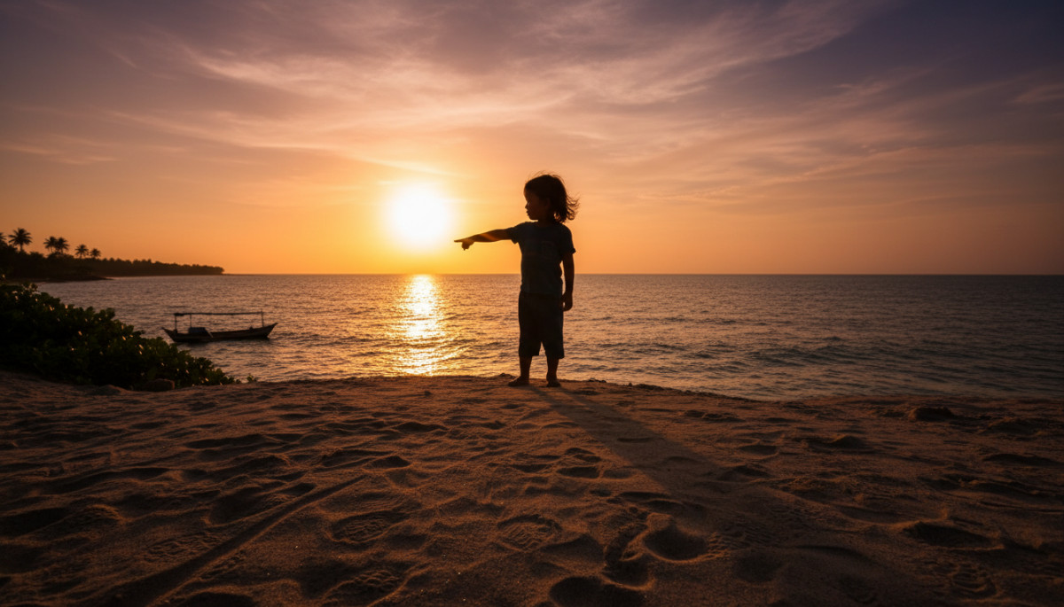 Editorial press photograph illustrating: Pourquoi ton ombre est noire alors que la lumière est blanc