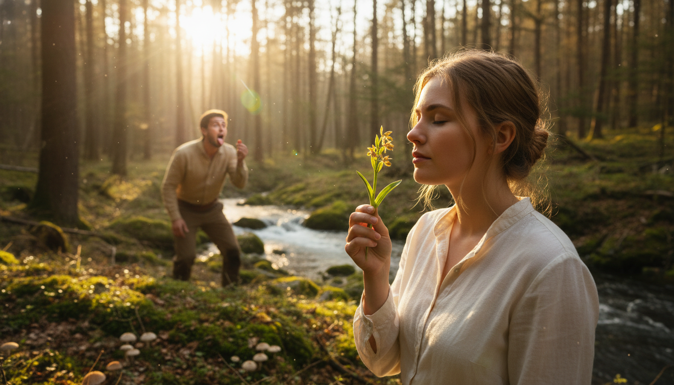 Editorial press photograph illustrating: Pourquoi tu peux sentir une odeur les yeux fermés mais pas