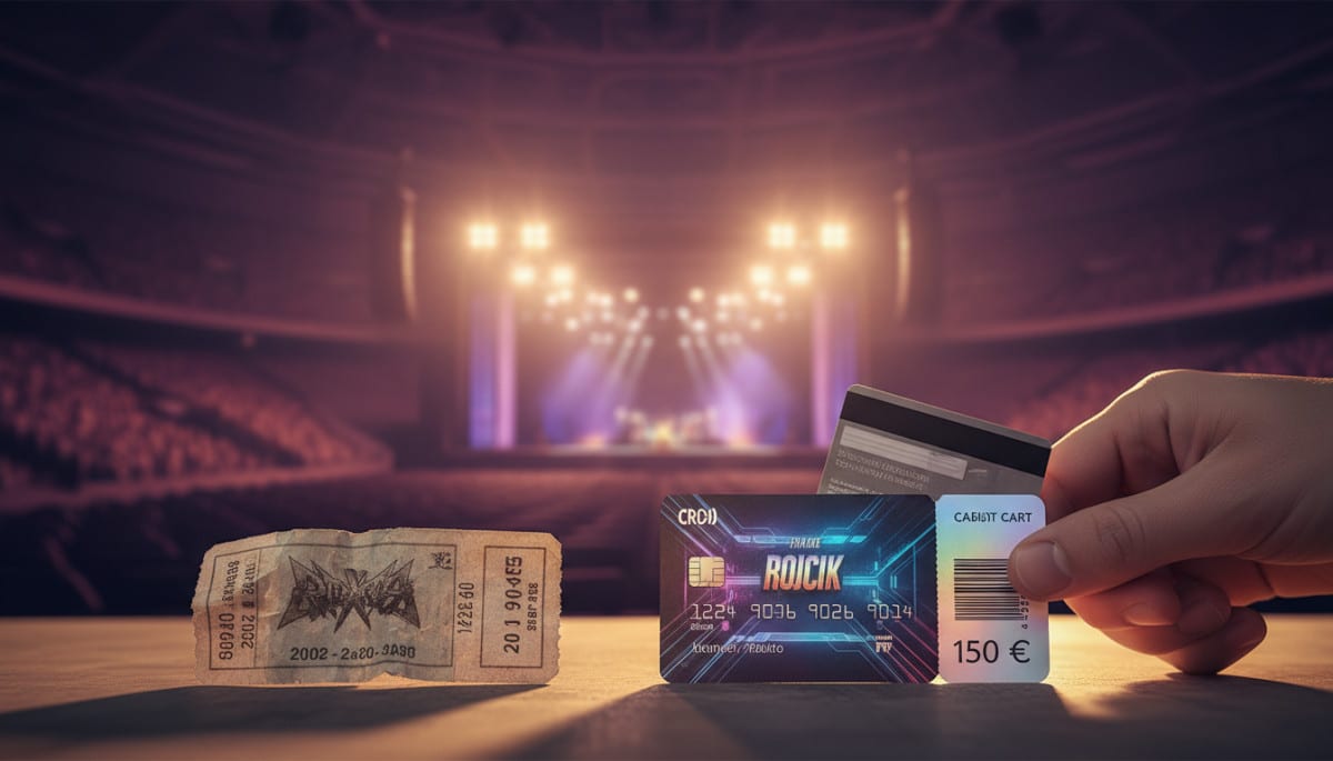 Editorial press photograph illustrating: Pourquoi un billet de concert coûte 150 € alors qu'il valai