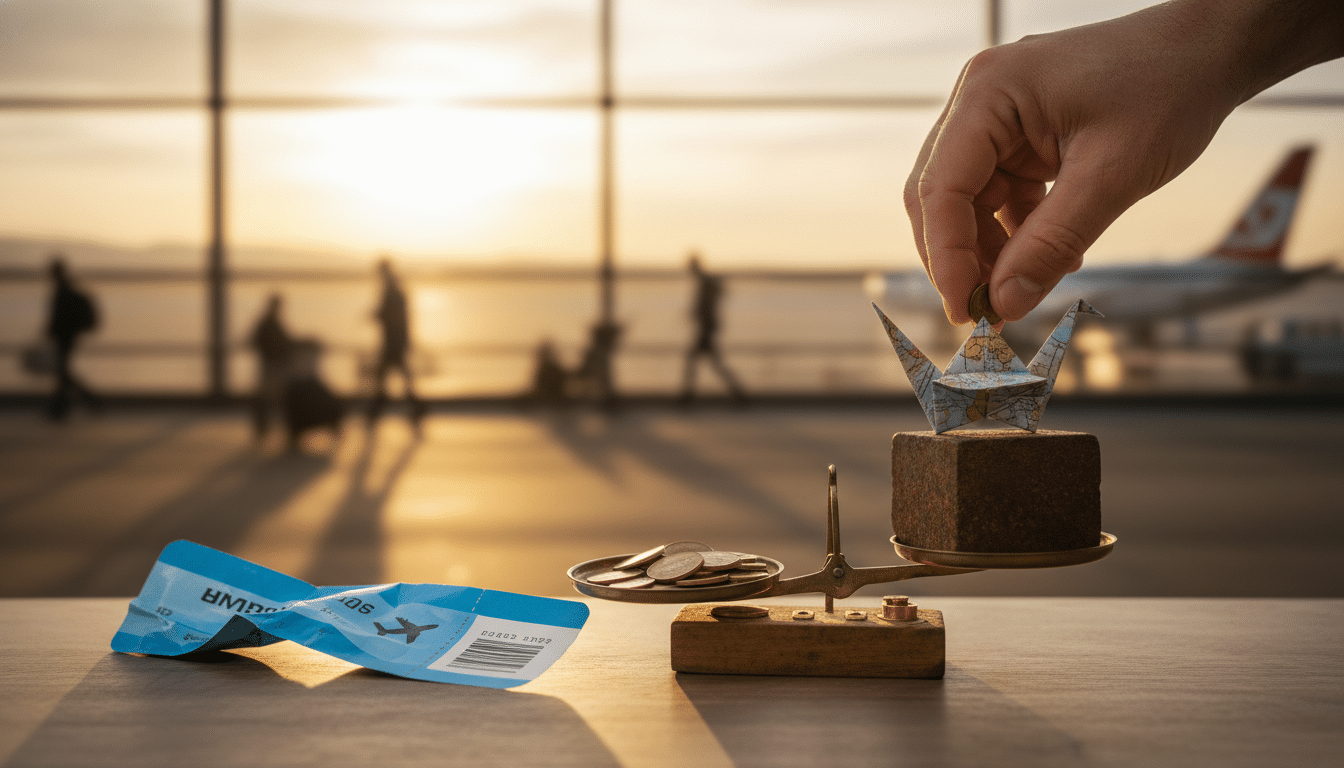 Editorial press photograph illustrating: Pourquoi un billet d'avion à 25 € existe vraiment — et qui