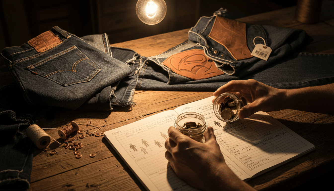 Editorial press photograph illustrating: Pourquoi un jean Levi's à 120 € revient à moins de 8 € à fa