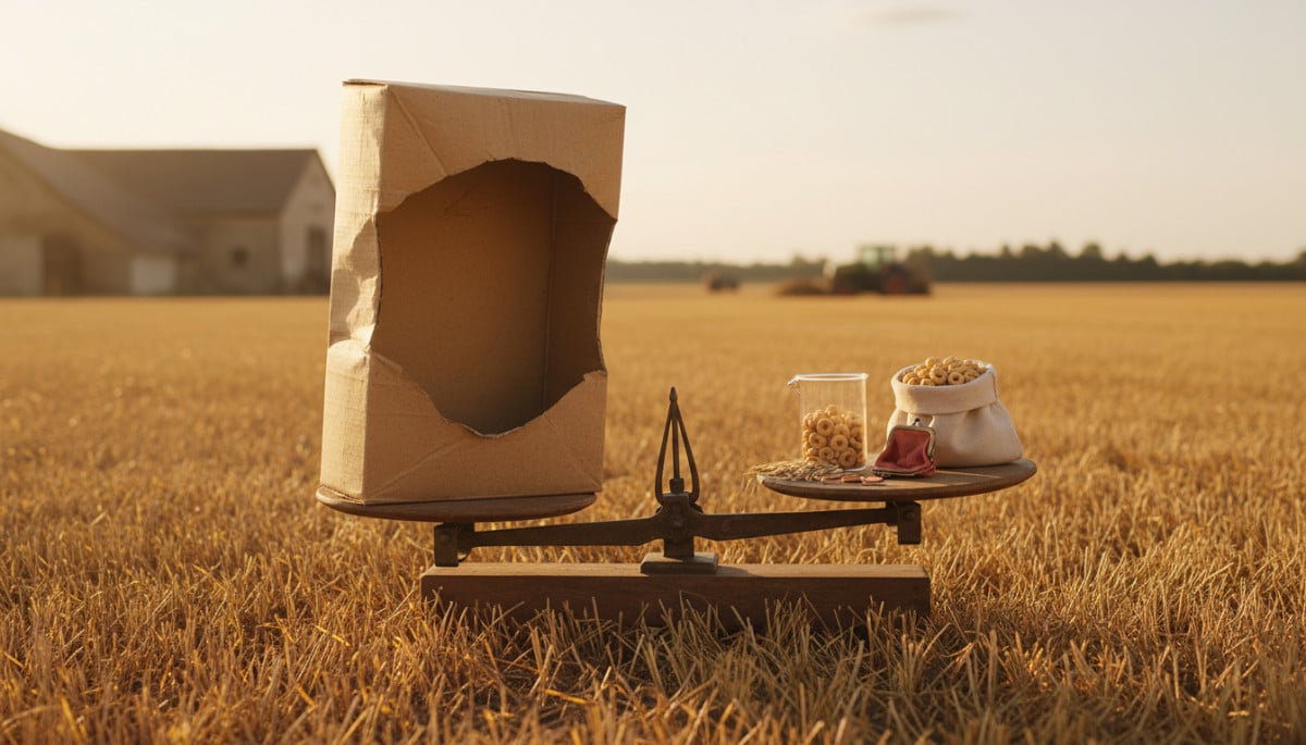 Editorial press photograph illustrating: Pourquoi une boîte de céréales Cheerios à 4 € contient pour