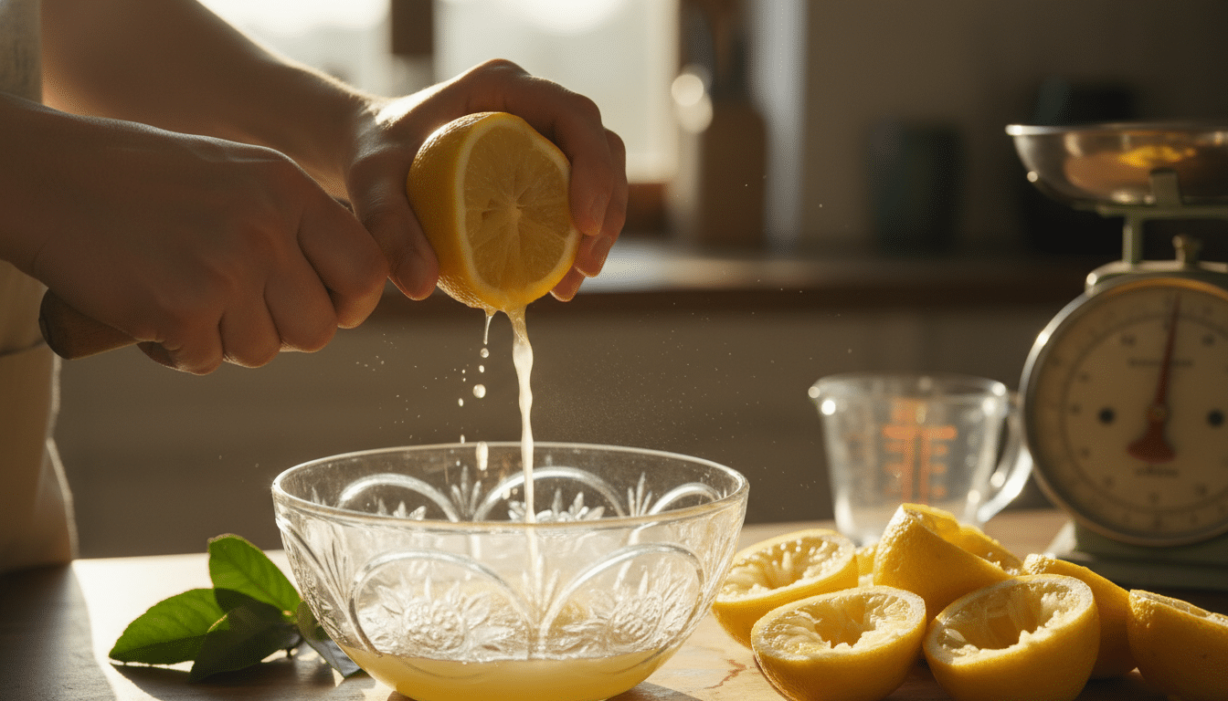 Editorial press photograph illustrating: Presse le citron comme ça et tu en tires 30% de jus en plus