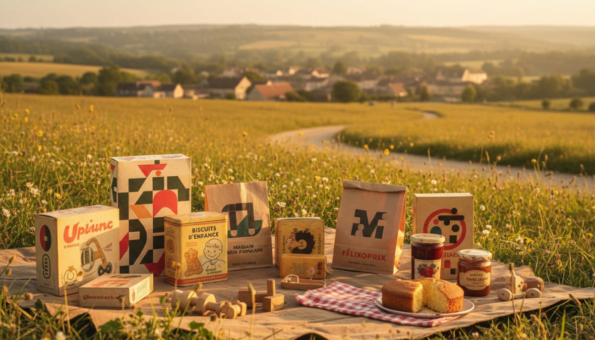 Editorial press photograph illustrating: Prisunic, Monoprix, Félix Potin : la marque que tout le mon