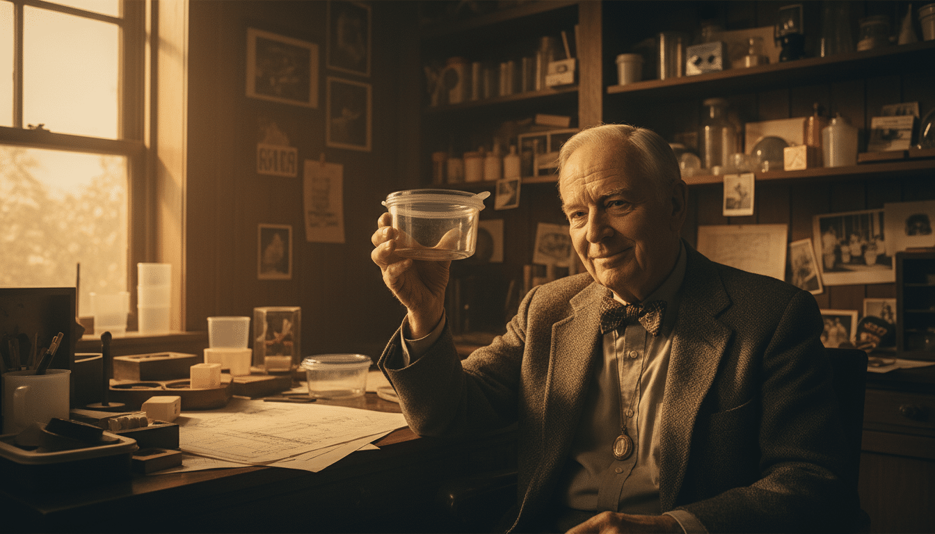 Editorial press photograph illustrating: Tupperware : l'homme qui a inventé la boîte avait un secret