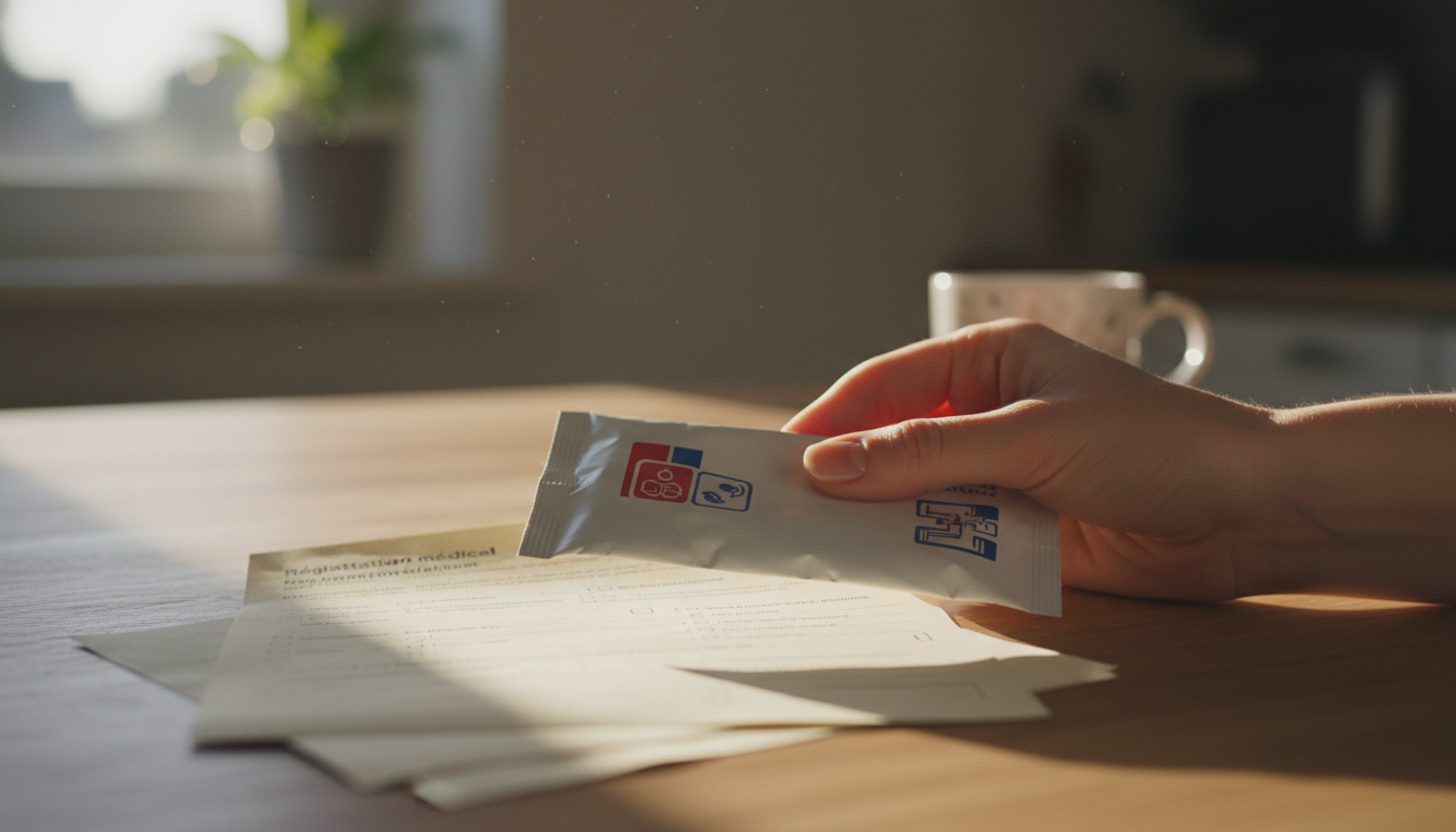 Kit de prélèvement salivaire pour inscription au registre de moelle osseuse