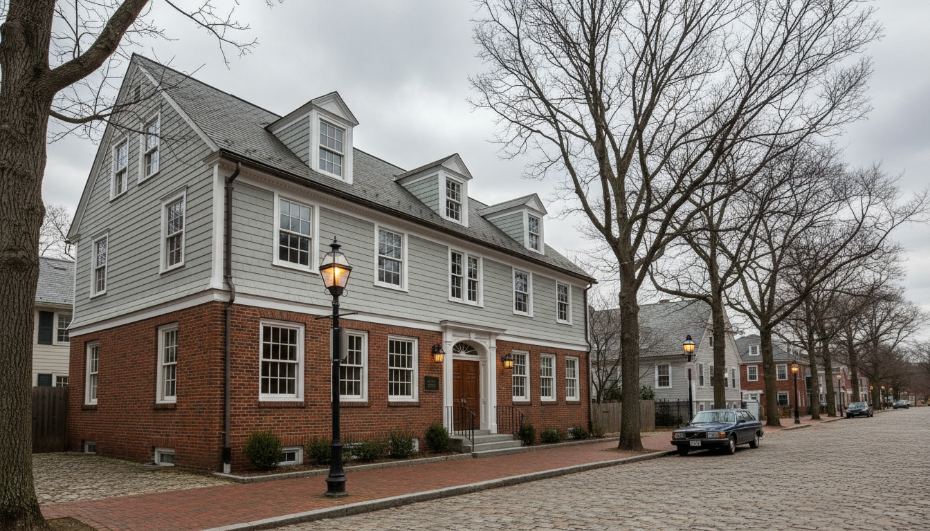 Façade d'une clinique de fertilité américaine des années 1980