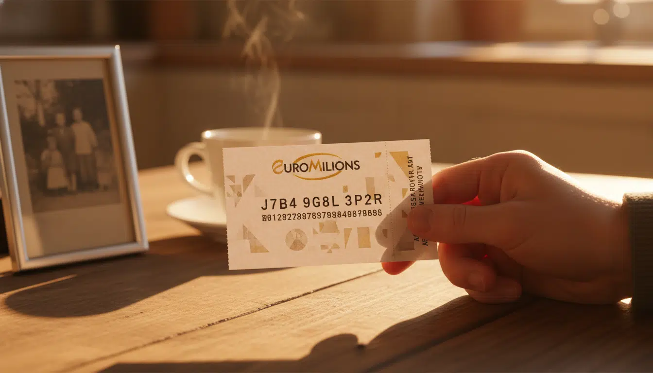 Ticket EuroMillions avec code El Millón gagnant