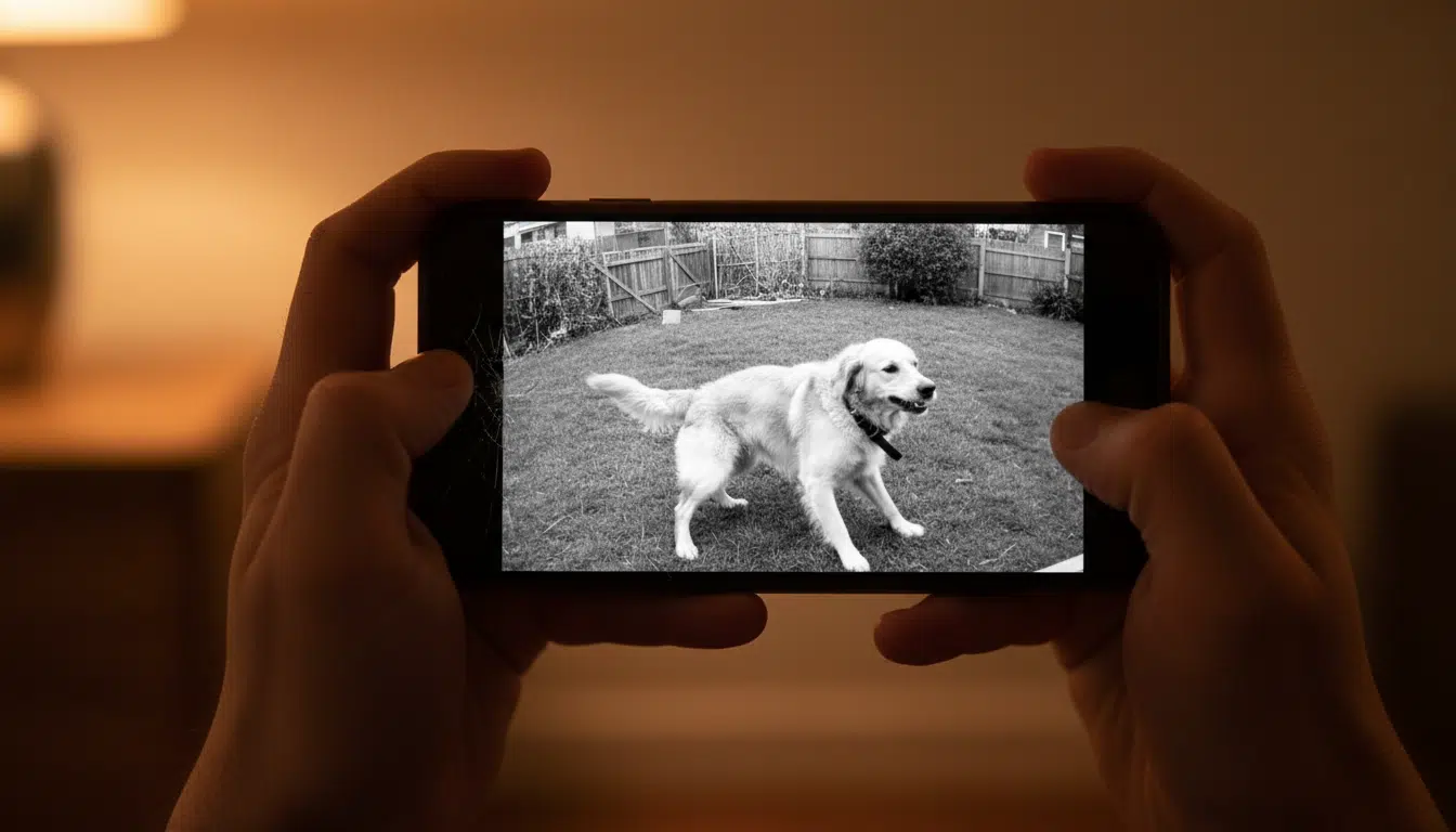 Images de vidéosurveillance montrant la maltraitance d'un chien