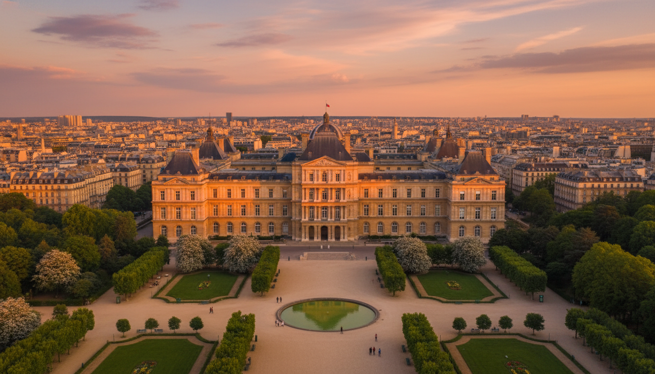 Le Palais du Luxembourg siège du Sénat français