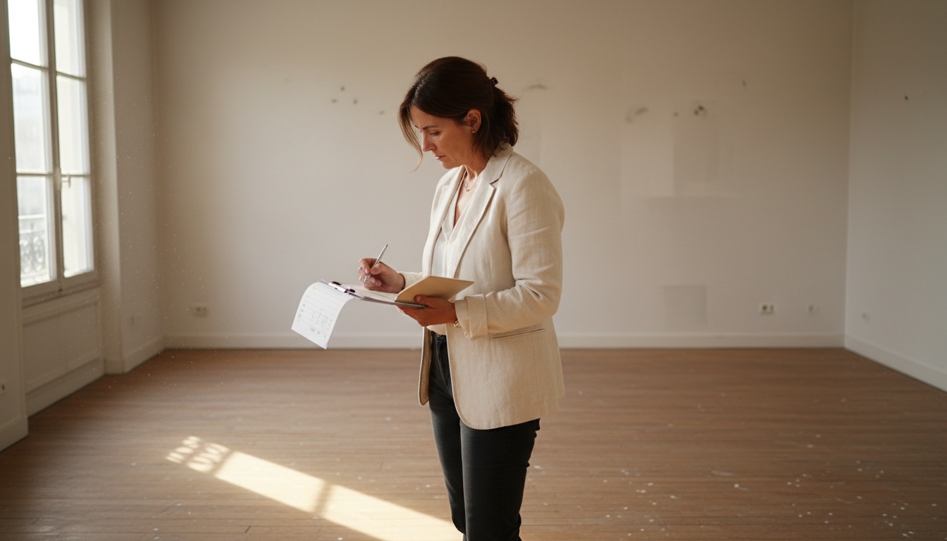 état des lieux de sortie locataire appartement vide