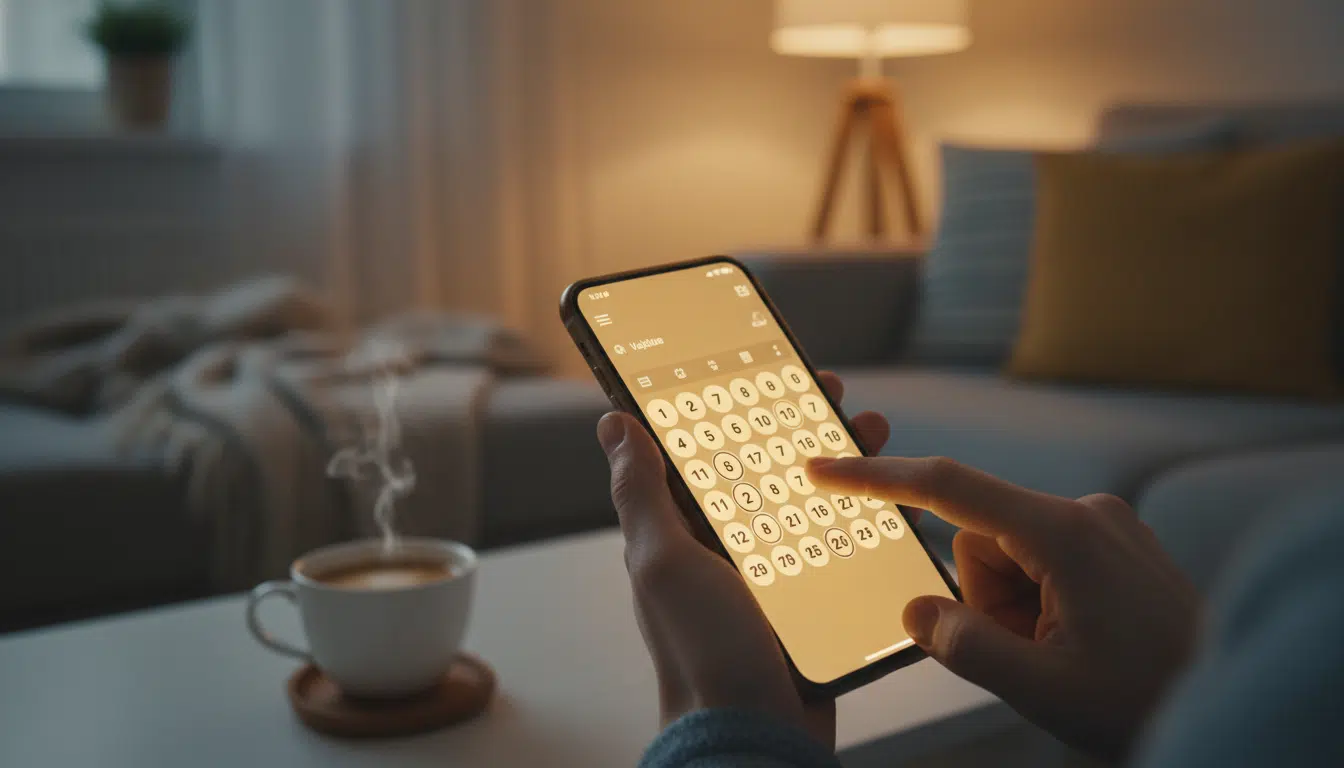 Validation d'une grille EuroMillions sur smartphone