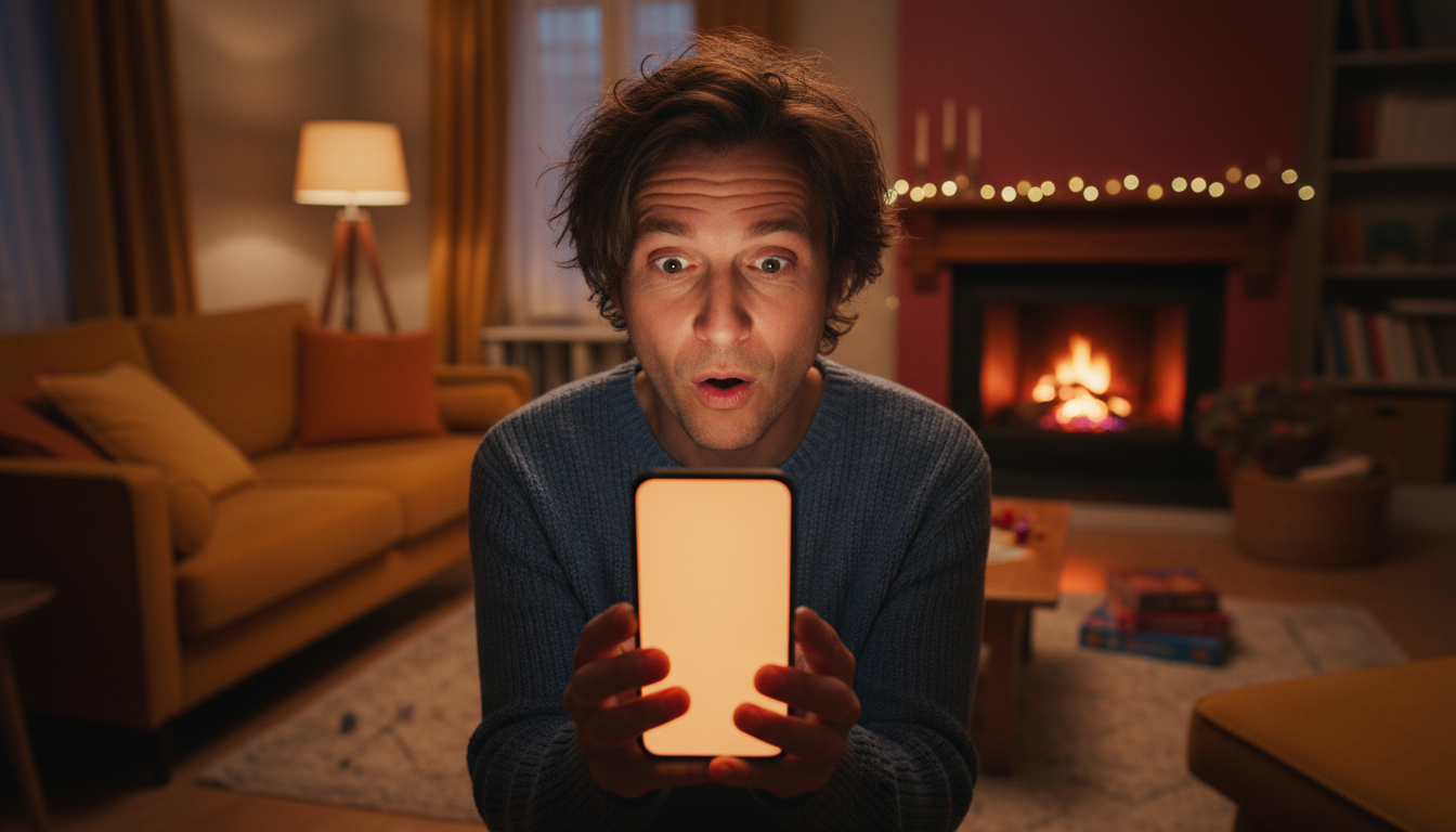 Joueur consultant les résultats EuroMillions sur son smartphone