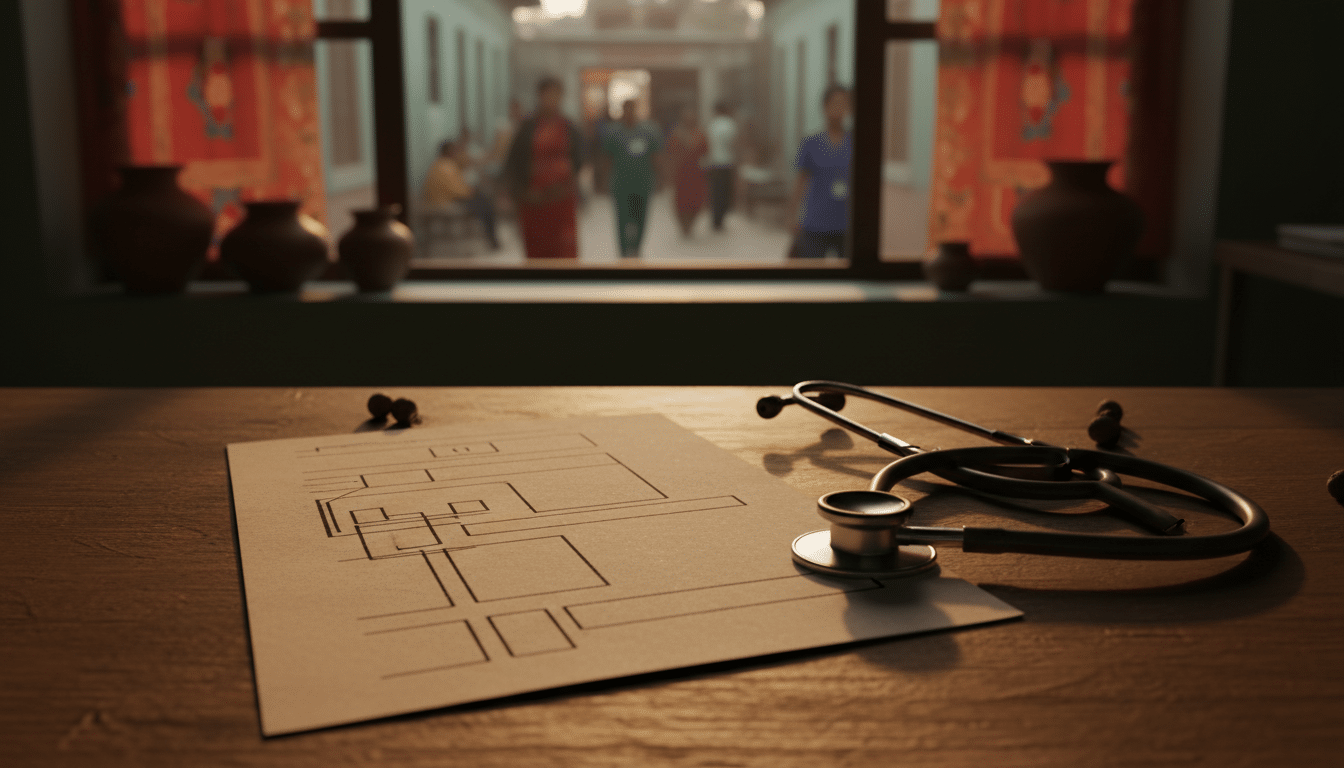 Document médical falsifié dans un hôpital népalais