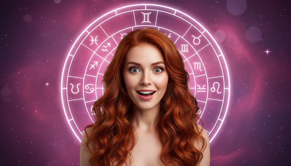 Femme entourée d'énergie cosmique dorée pour l'horoscope du 29 avril 2026