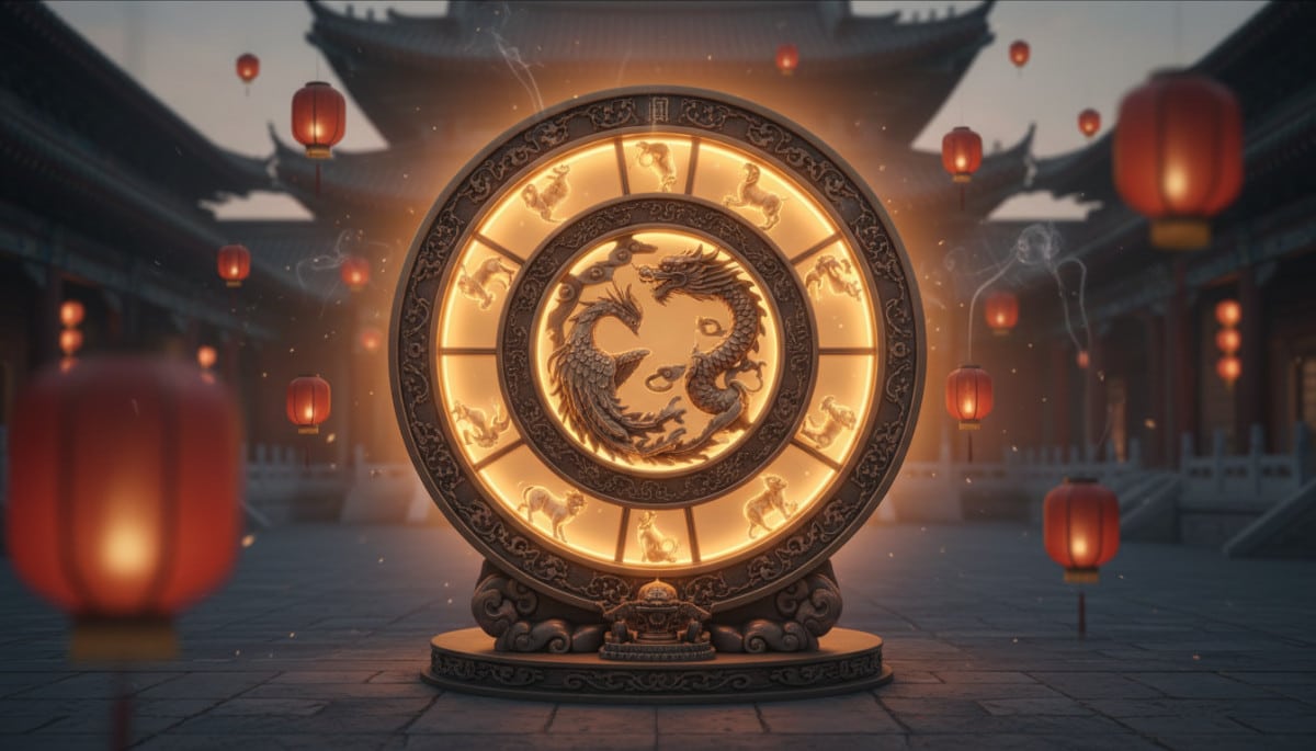 Femme méditative au bord d'une rivière lumineuse sous l'énergie Eau-Yang de l'horoscope chinois du 29 avril 2026