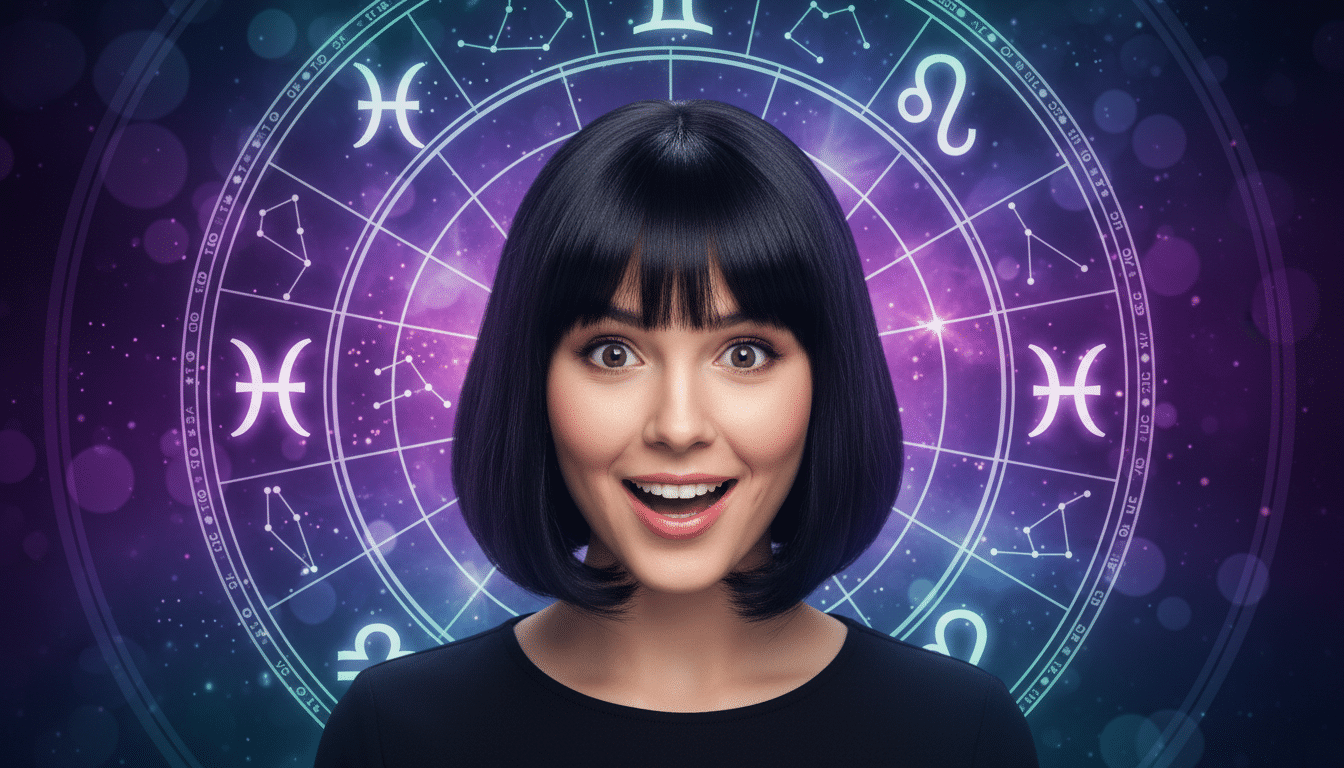 Femme robe bleue orbe lumineux coucher de soleil astrologie