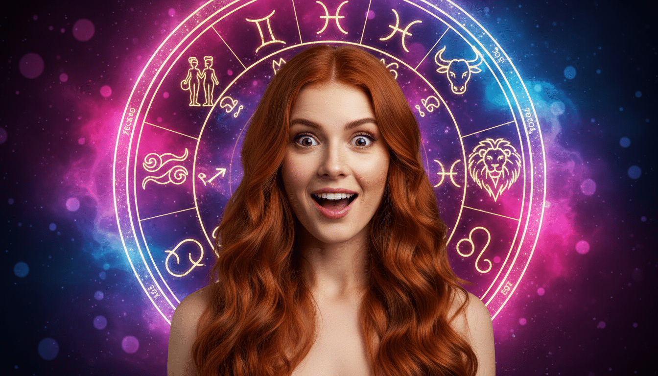 Femme sous un ciel étoilé baignée d'une lumière cosmique dorée pour l'horoscope du 13 avril 2026